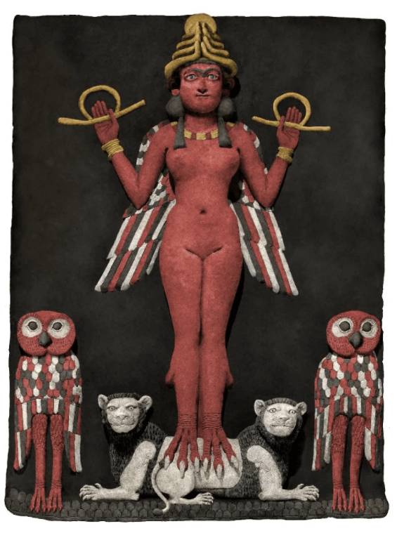 “The Queen of the Night Reconstruction” https://www.worldhistory.org © Trustees of the British Museum